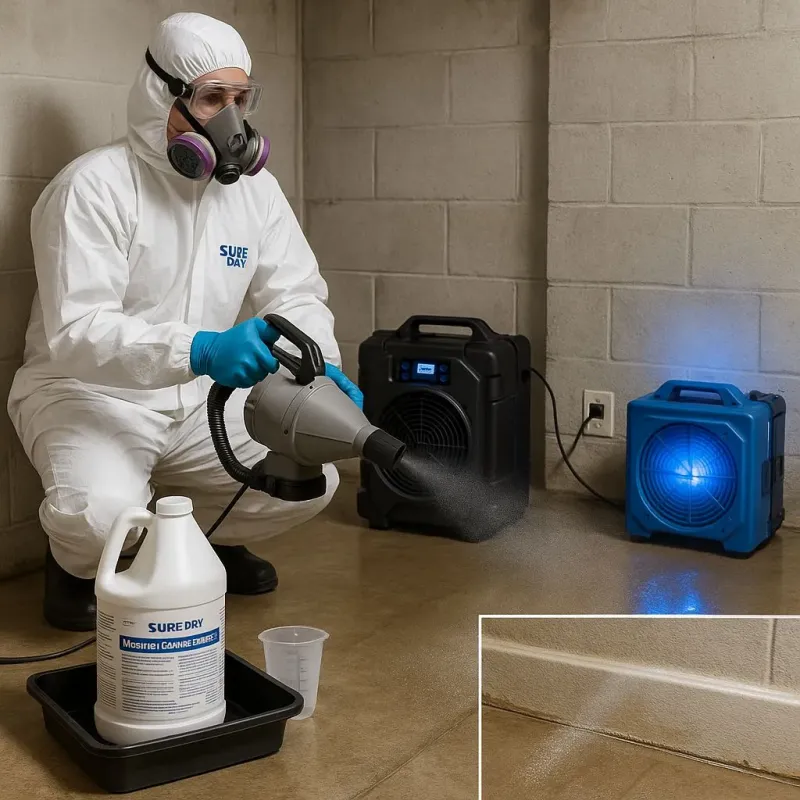Sanitization and Odor Removal process in Roosevelt, NY